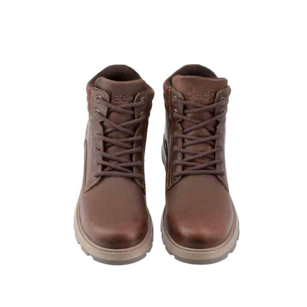 Foto 4 pulgar | Botas Jeep color Café para Hombre