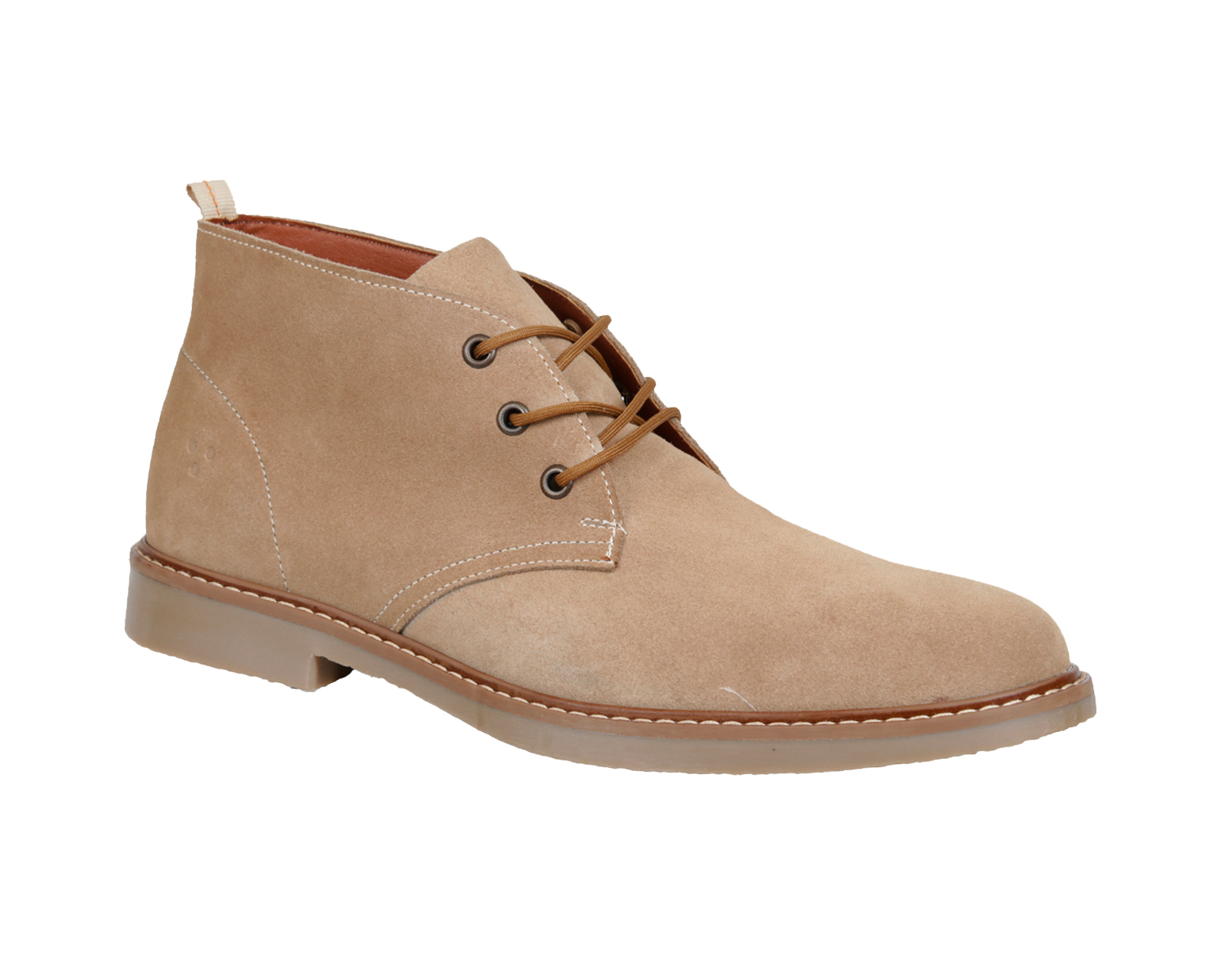 Foto 2 pulgar | Bota Casual Gamuza Triples Enzo 35802 Beige para Hombre