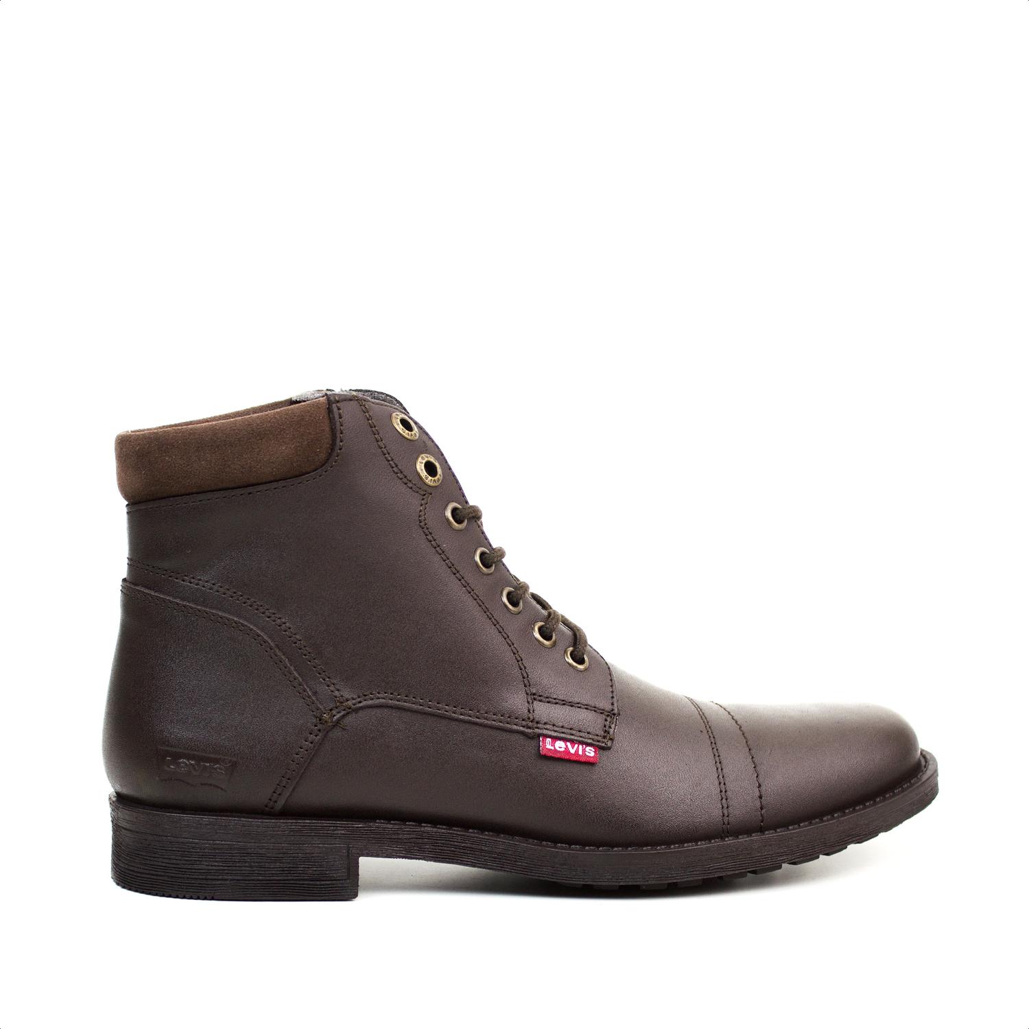 Foto 2 pulgar | Bota de Piel Levi's L229177 color Café Choco para Hombre