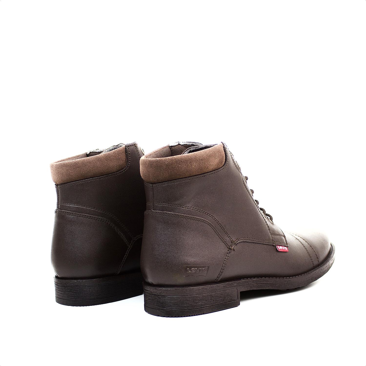 Foto 4 pulgar | Bota de Piel Levi's L229177 color Café Choco para Hombre