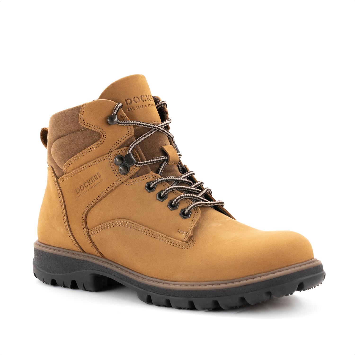 Foto 3 pulgar | Bota de Piel Outdoor Dockers D221551 color Miel para Hombre