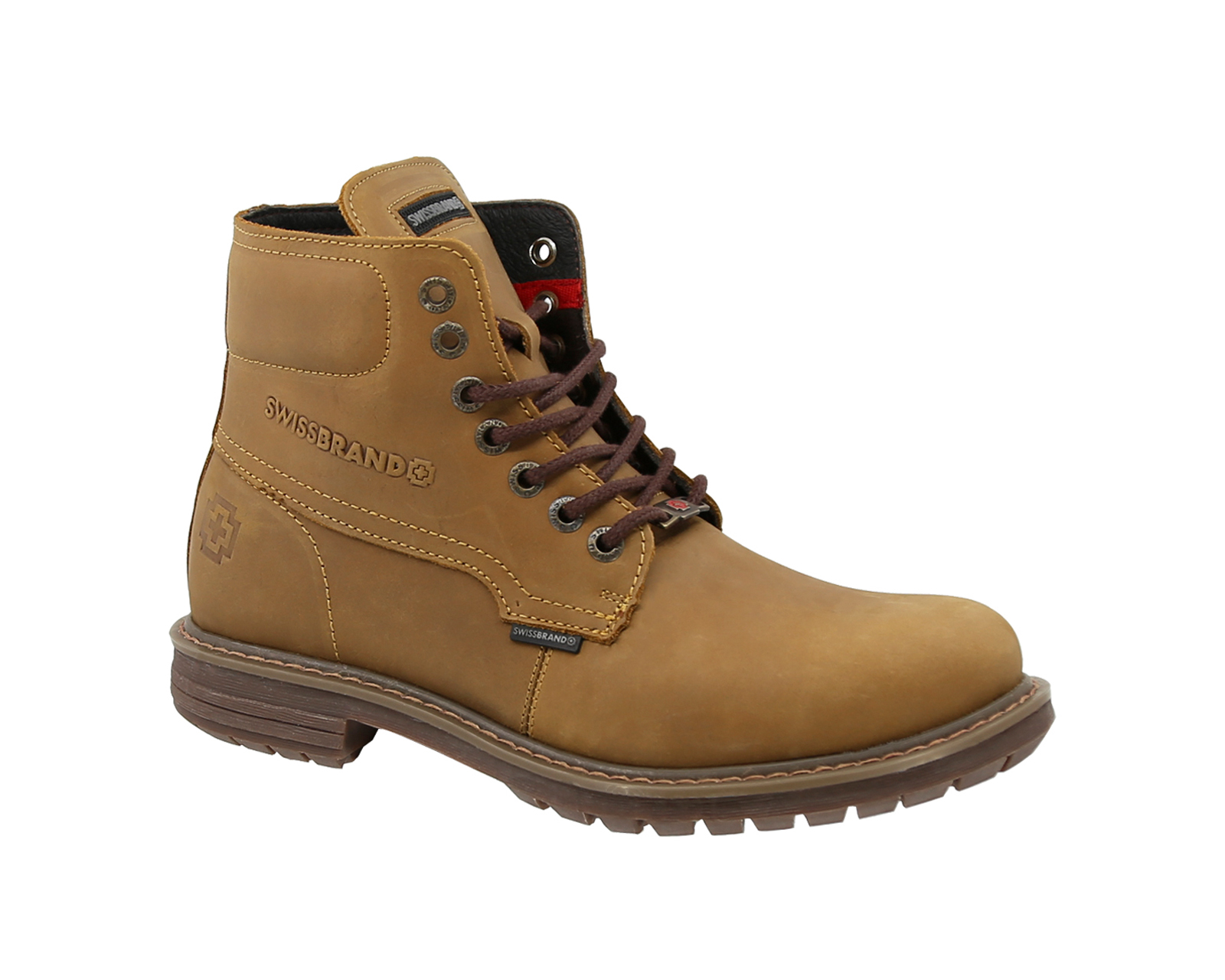 Bota Urbana Swissbrand Zug 361 Miel Para Hombre