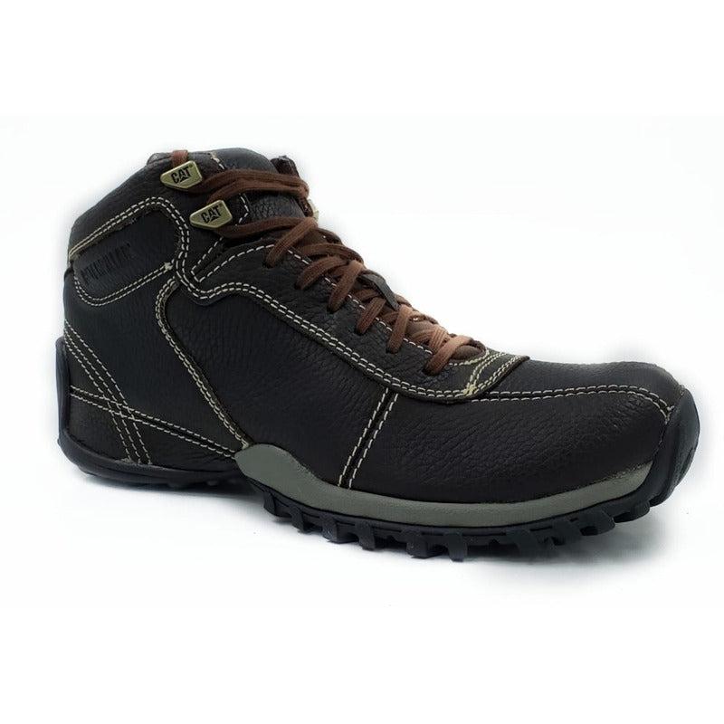 Foto 2 pulgar | Bota Caterpillar Elite Dark Walnut color Marrón para Hombre