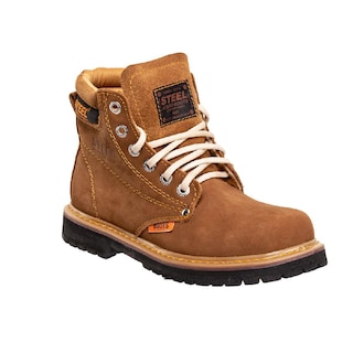 Foto 3 | Botas Steel Boost Cafés para Hombre