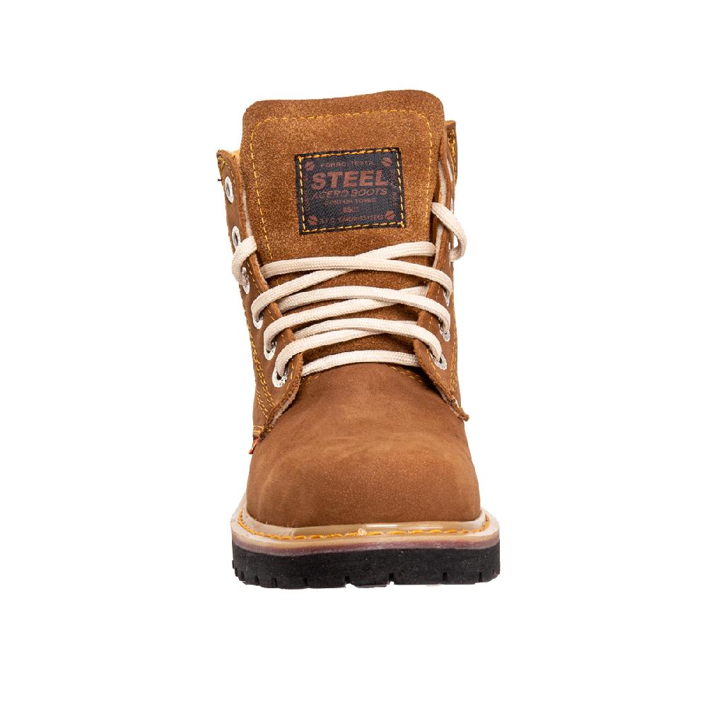Foto 5 pulgar | Botas Steel Boost Cafés para Hombre