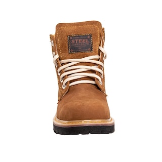 Foto 4 | Botas Steel Boost Cafés para Hombre