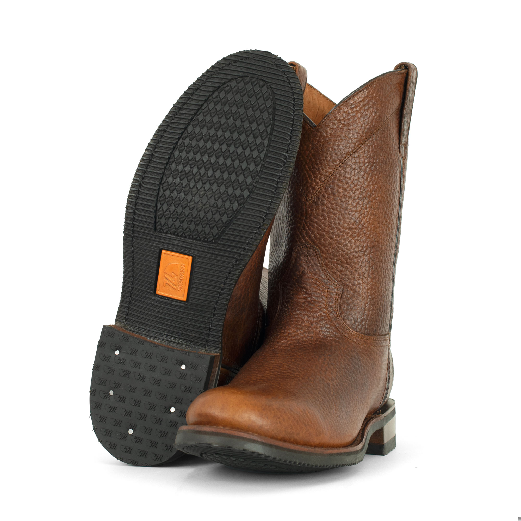 Foto 2 | Botas de Piel Siete Leguas color Café para Hombre