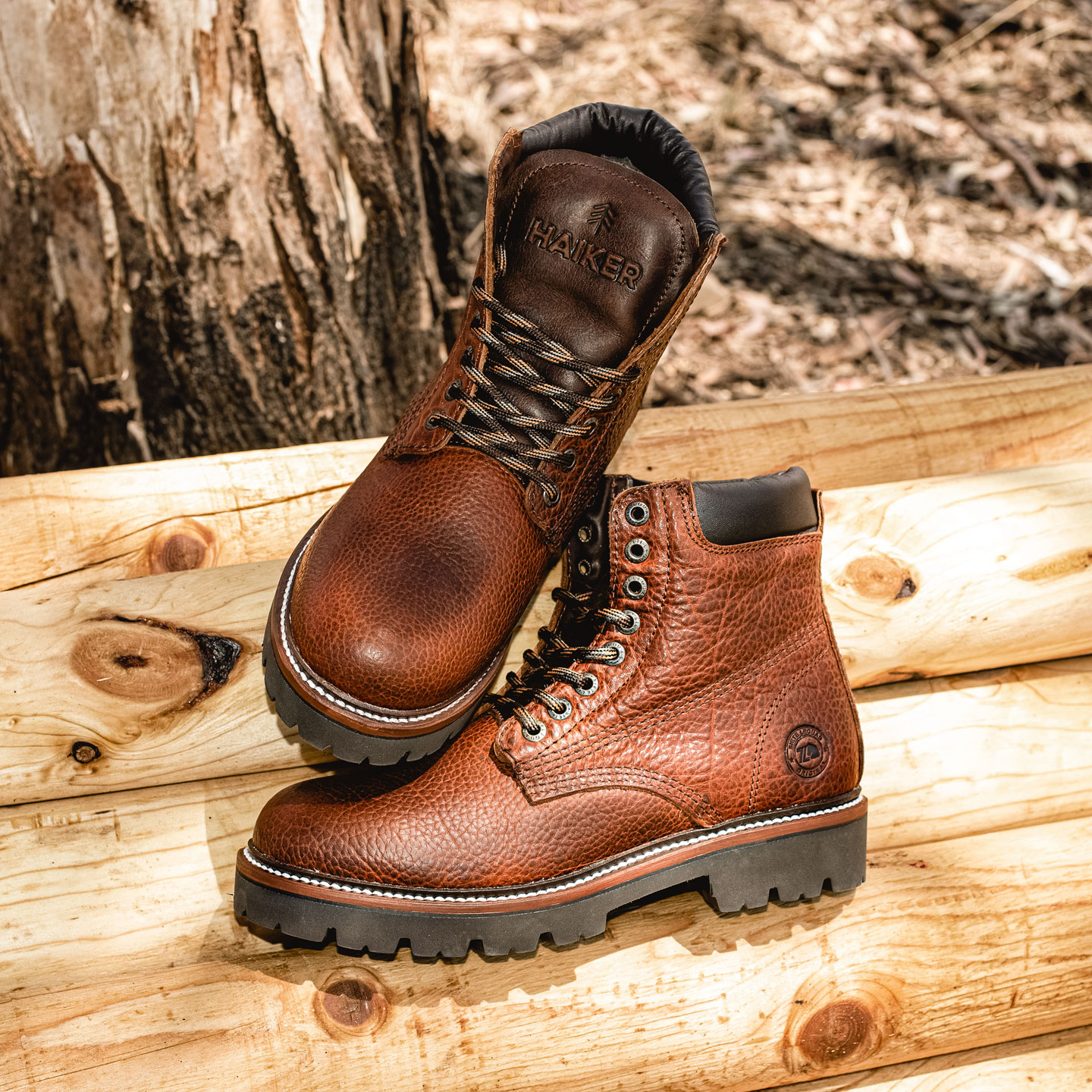 Foto 2 | Botas Haiker de Piel Siete Leguas color Whiskey
