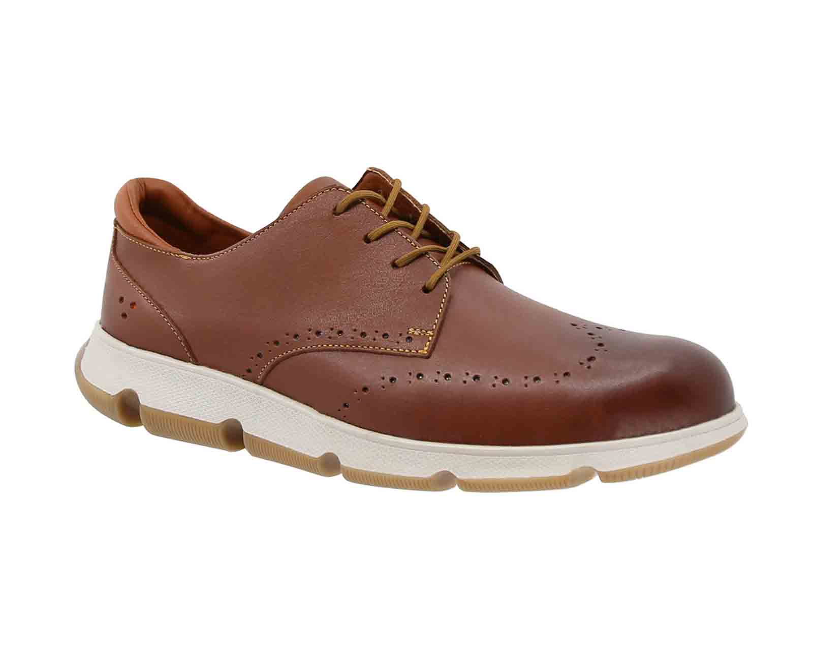 Foto 2 pulgar | Zapatos Derby Triples Micah 36072 color Marrón para Hombre