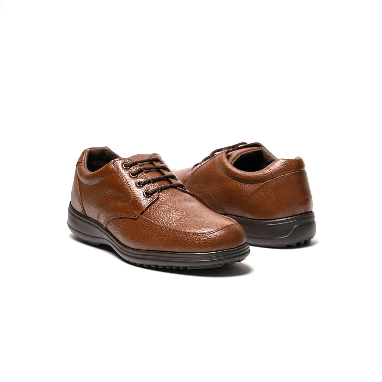 Foto 3 pulgar | Zapatos de Piel Baraldi Caramelo para Hombre