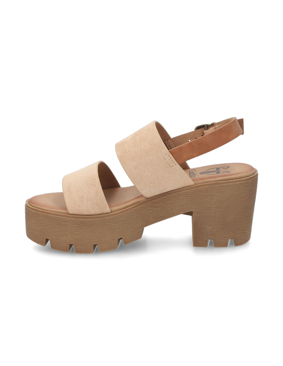 Foto 5 pulgar | Sandalias Gotta 43021 Beige para Mujer