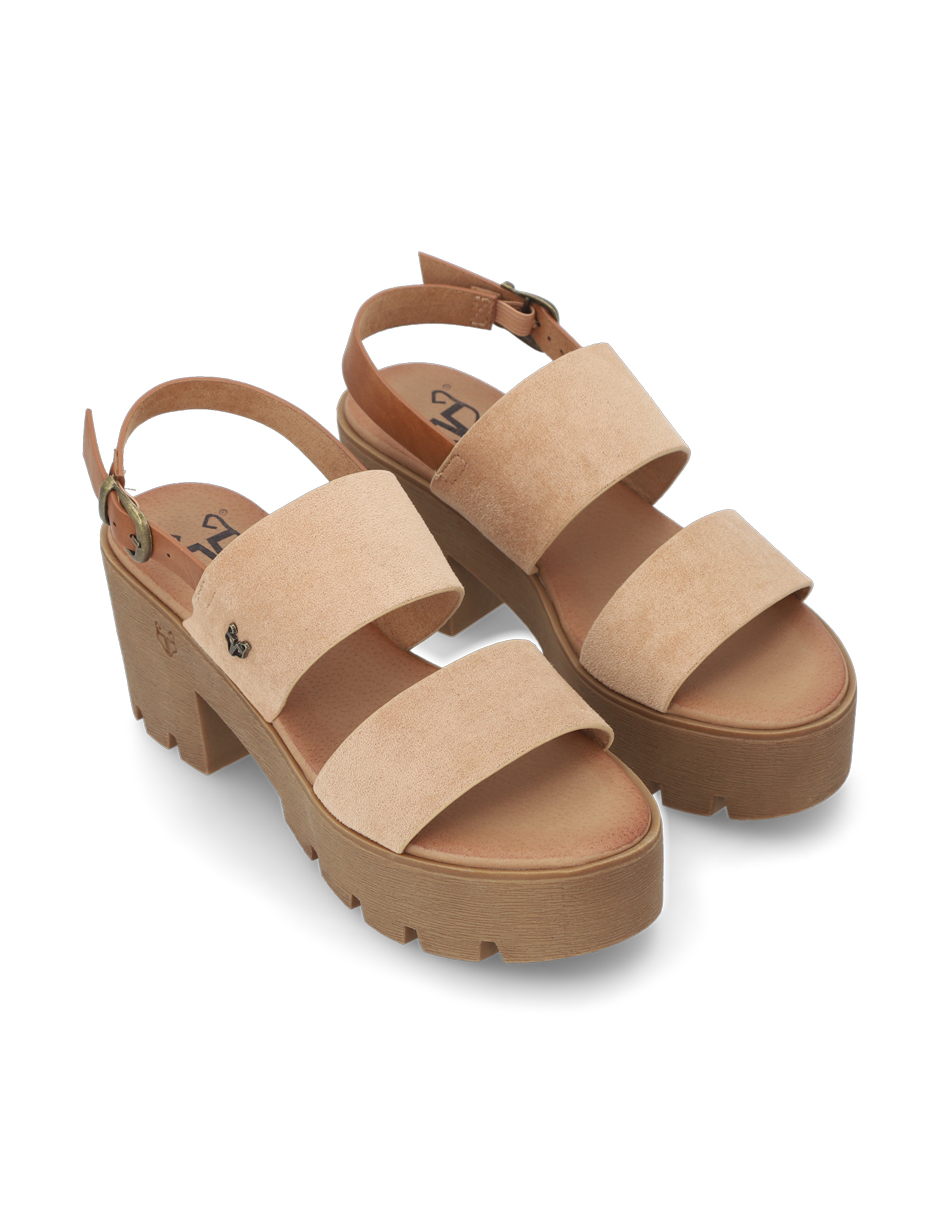 Foto 6 pulgar | Sandalias Gotta 43021 Beige para Mujer