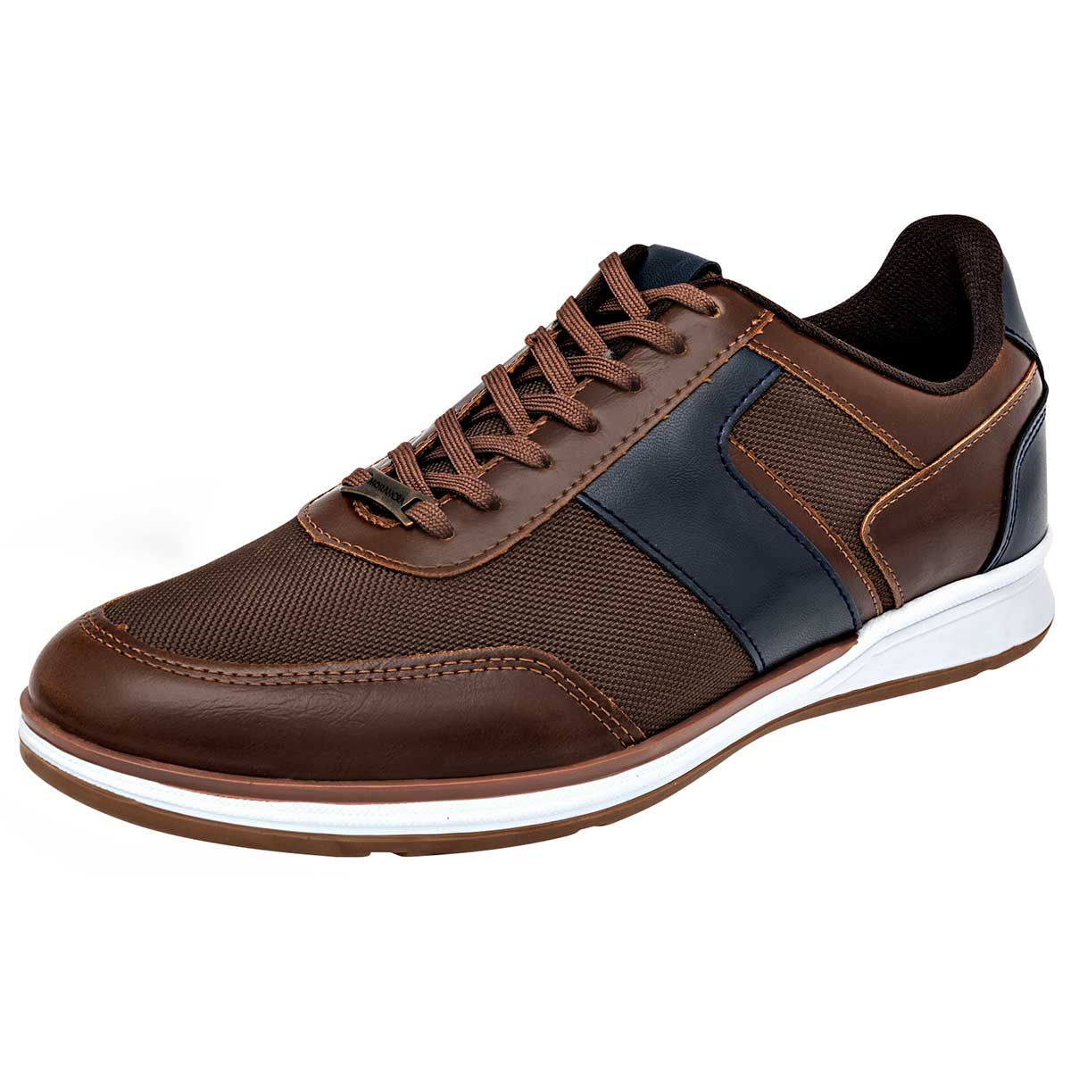 Moramora Zapato Casual Para Hombre Café Marino, Código 112669-1