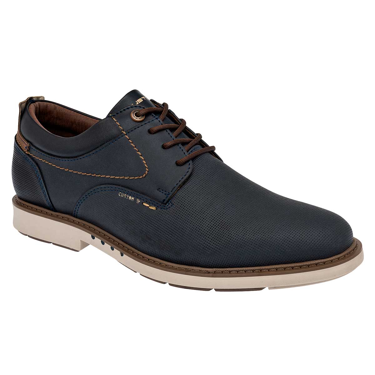 Zapato Casual para Hombre Negro Total Azul 109172-1