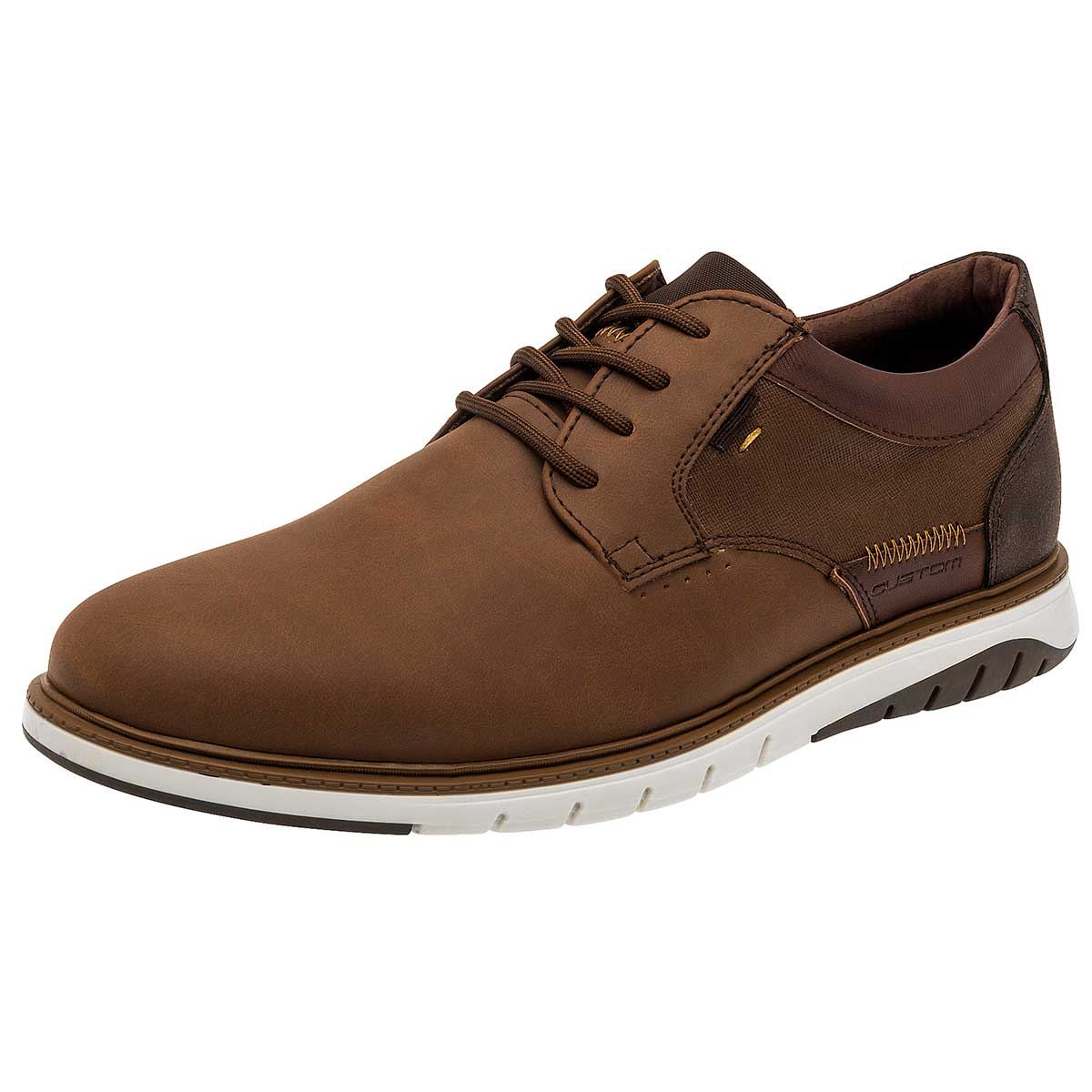 Zapatos Casuales Negro Total 109164-1 Café para Hombre