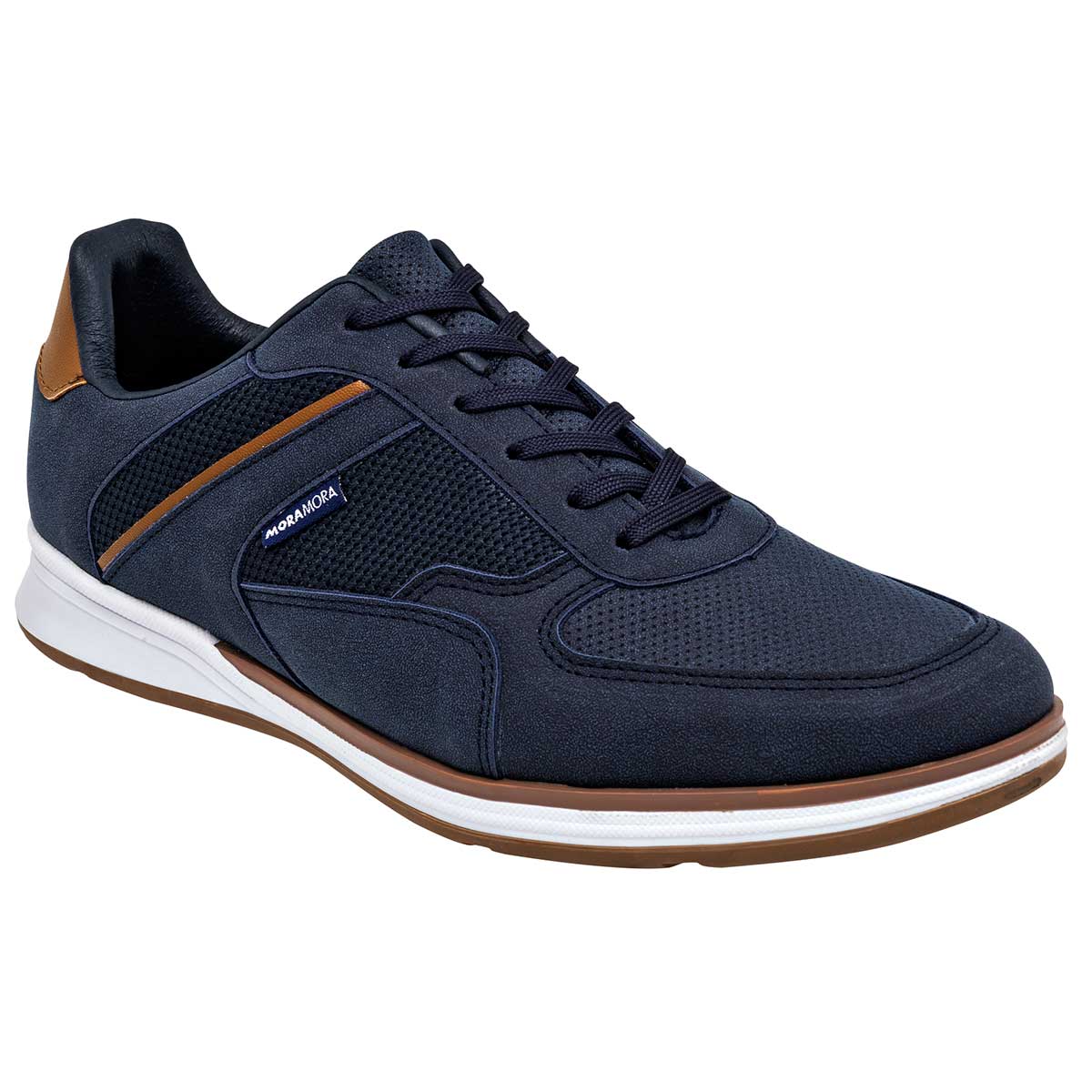 Foto 2 pulgar | Zapatos Casuales Moramora 112671-1 Azul Marino para Hombre