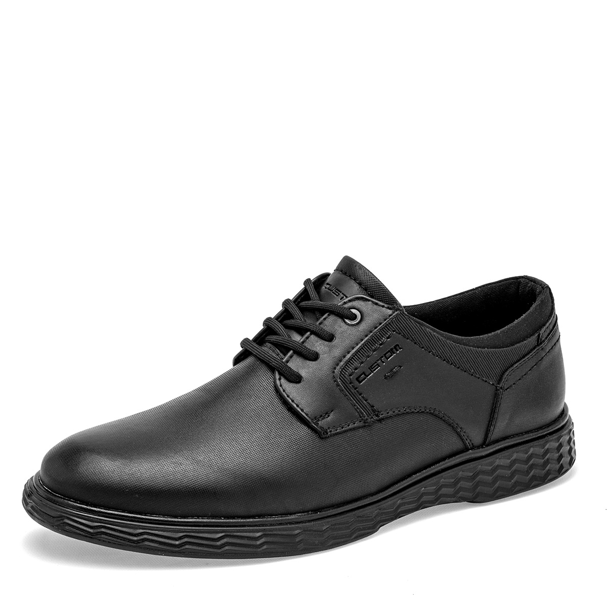 Zapato Casual Negro Total Negro 125575-f para Hombre