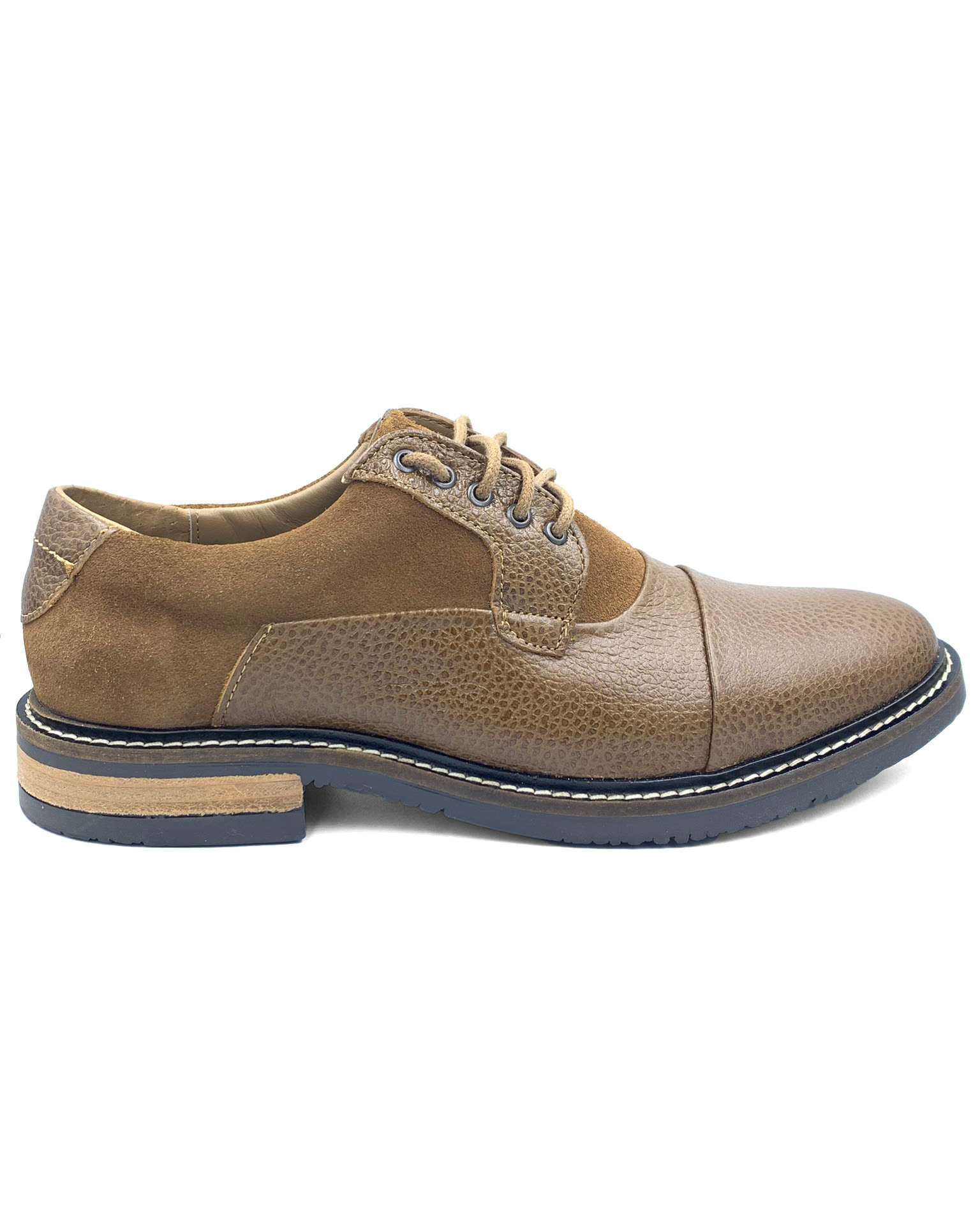 Zapato Casual Comboni 8622 Color Bronce Gamuza Miel Raimbow