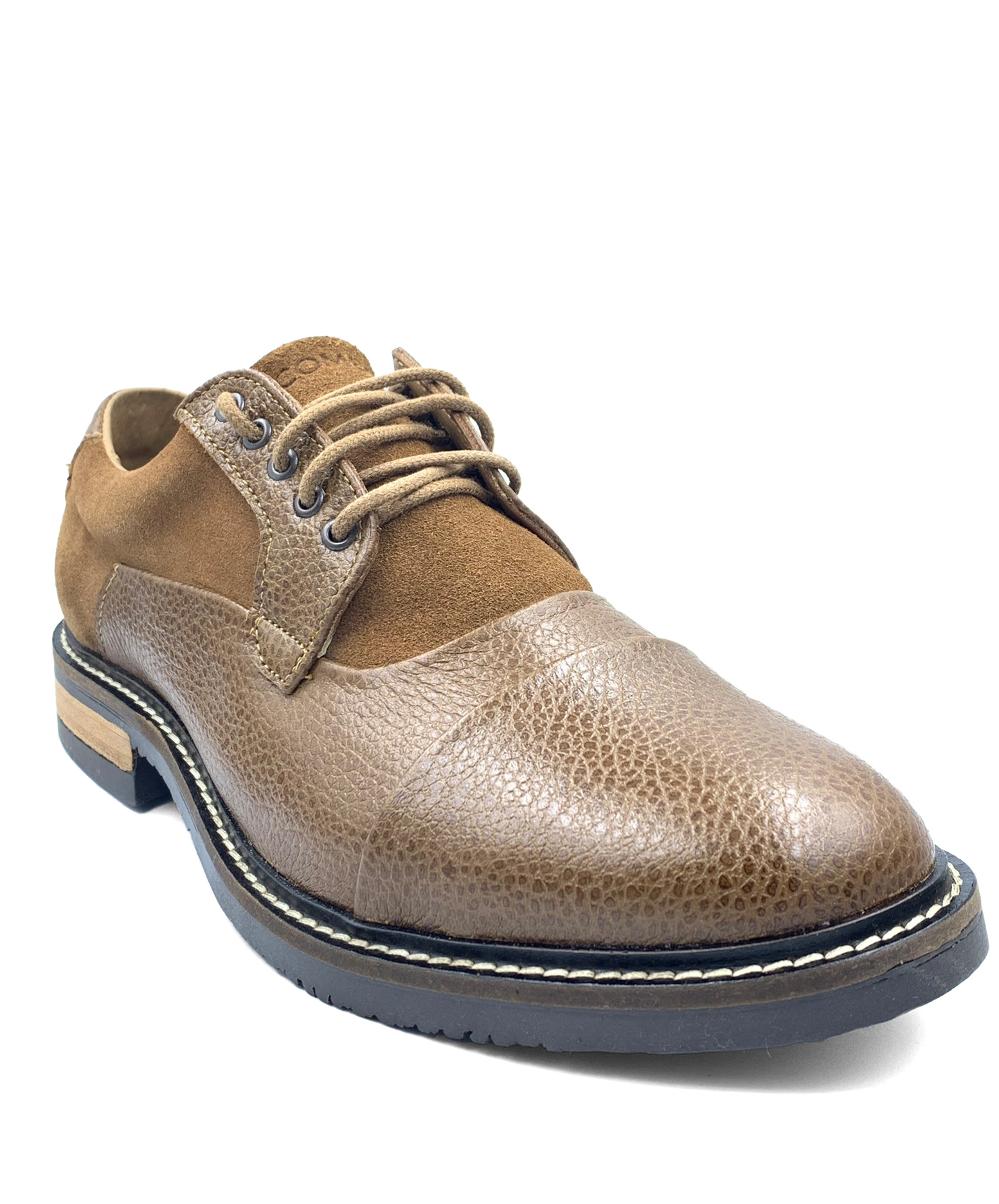 Foto 4 | Zapato Casual Comboni 8622 Color Bronce Gamuza Miel Raimbow