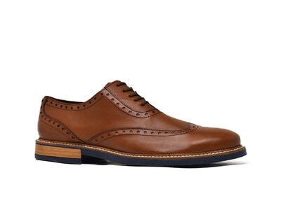 Foto 2 | Bostoniano Warlock 8004 Miel De Piel Para Hombre