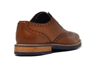 Foto 3 | Bostoniano Warlock 8004 Miel De Piel Para Hombre