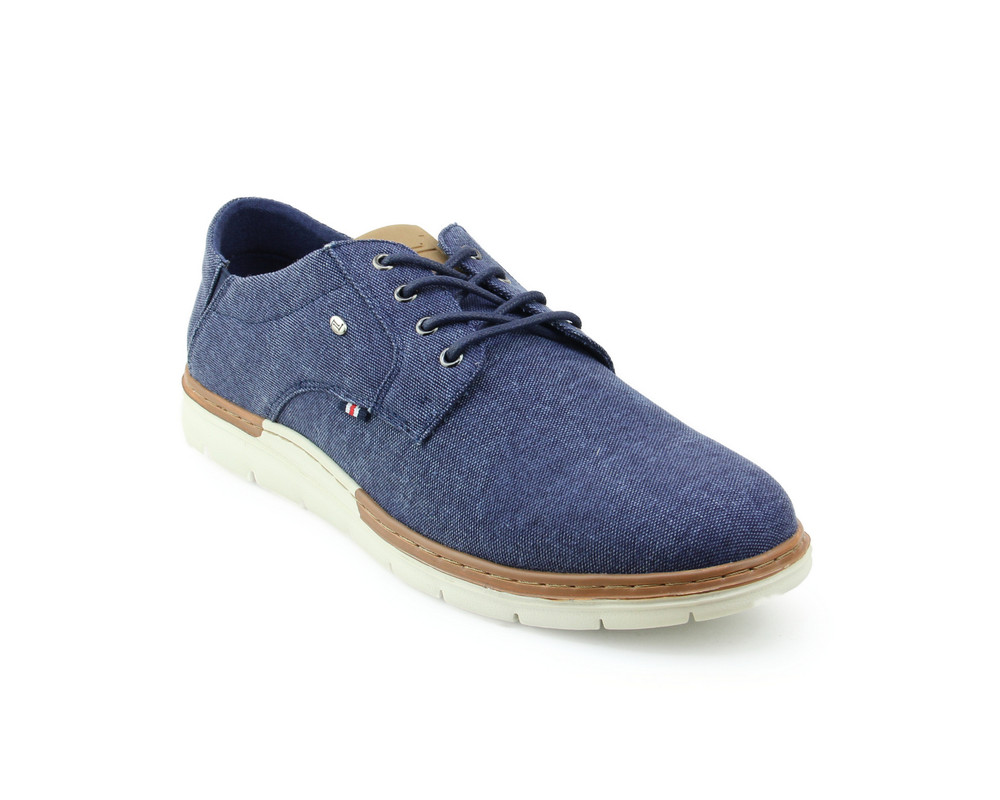 Foto 2 pulgar | Zapato Casual Lob Footwear Textil Azul para Hombre