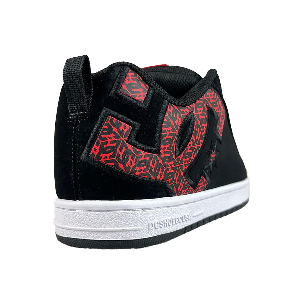 Foto 5 pulgar | Tenis Para Hombre Negros Rojos Court Graffik Dc Shoes Negro