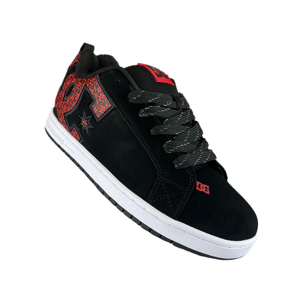 Foto 6 pulgar | Tenis Para Hombre Negros Rojos Court Graffik Dc Shoes Negro