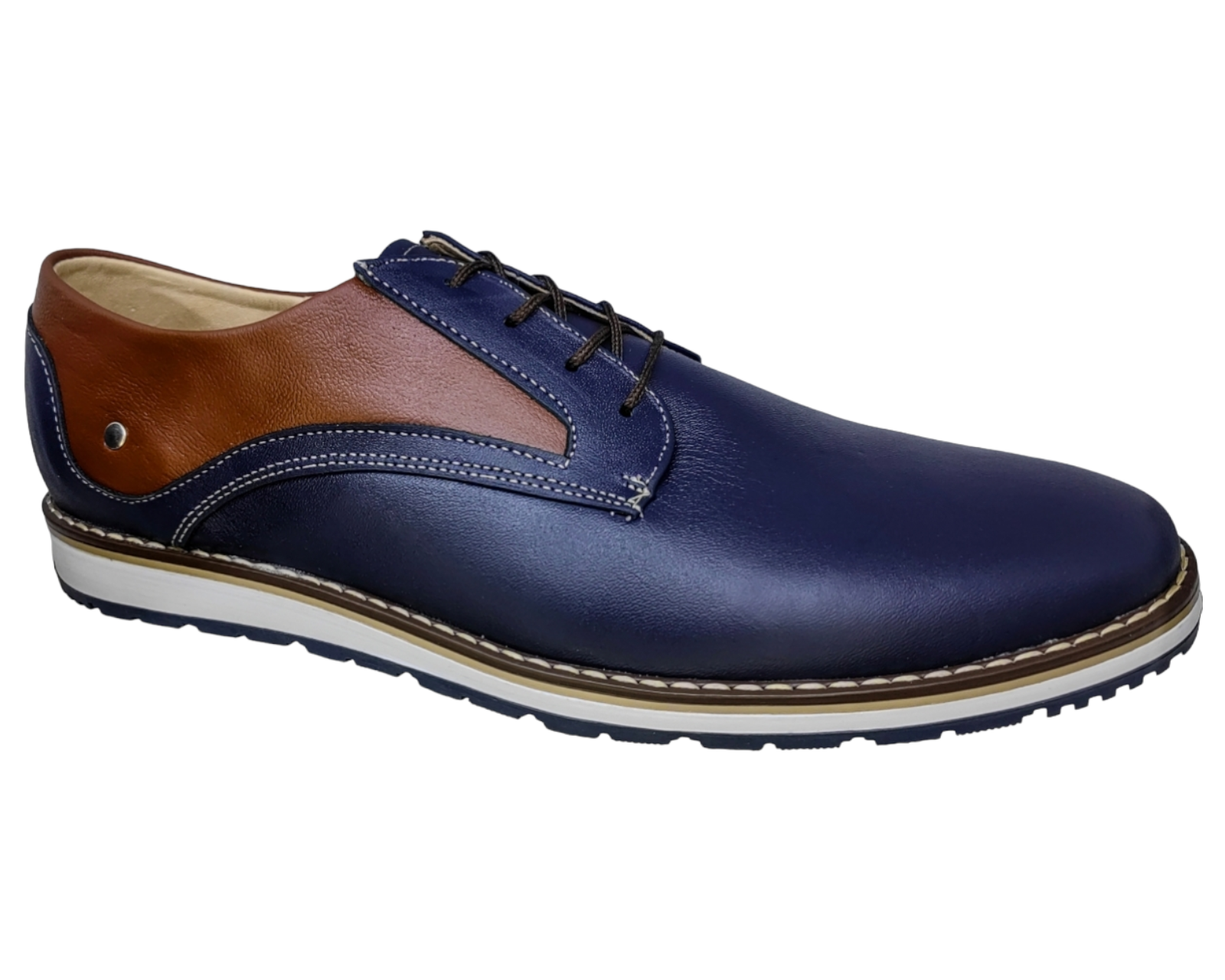 Zapatos Para Hombre En Piel Vacuno Casuales Y Comodos 9tr