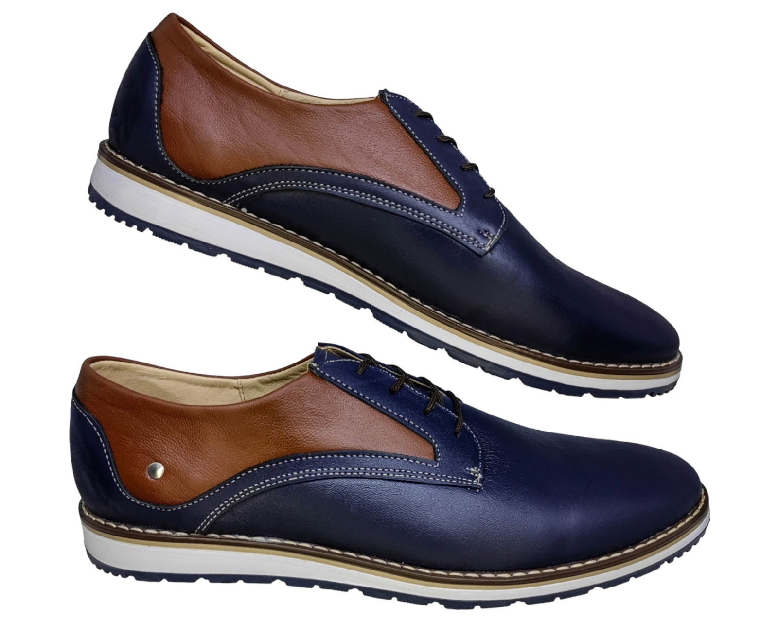 Foto 3 pulgar | Zapatos Para Hombre En Piel Vacuno Casuales Y Comodos 9tr