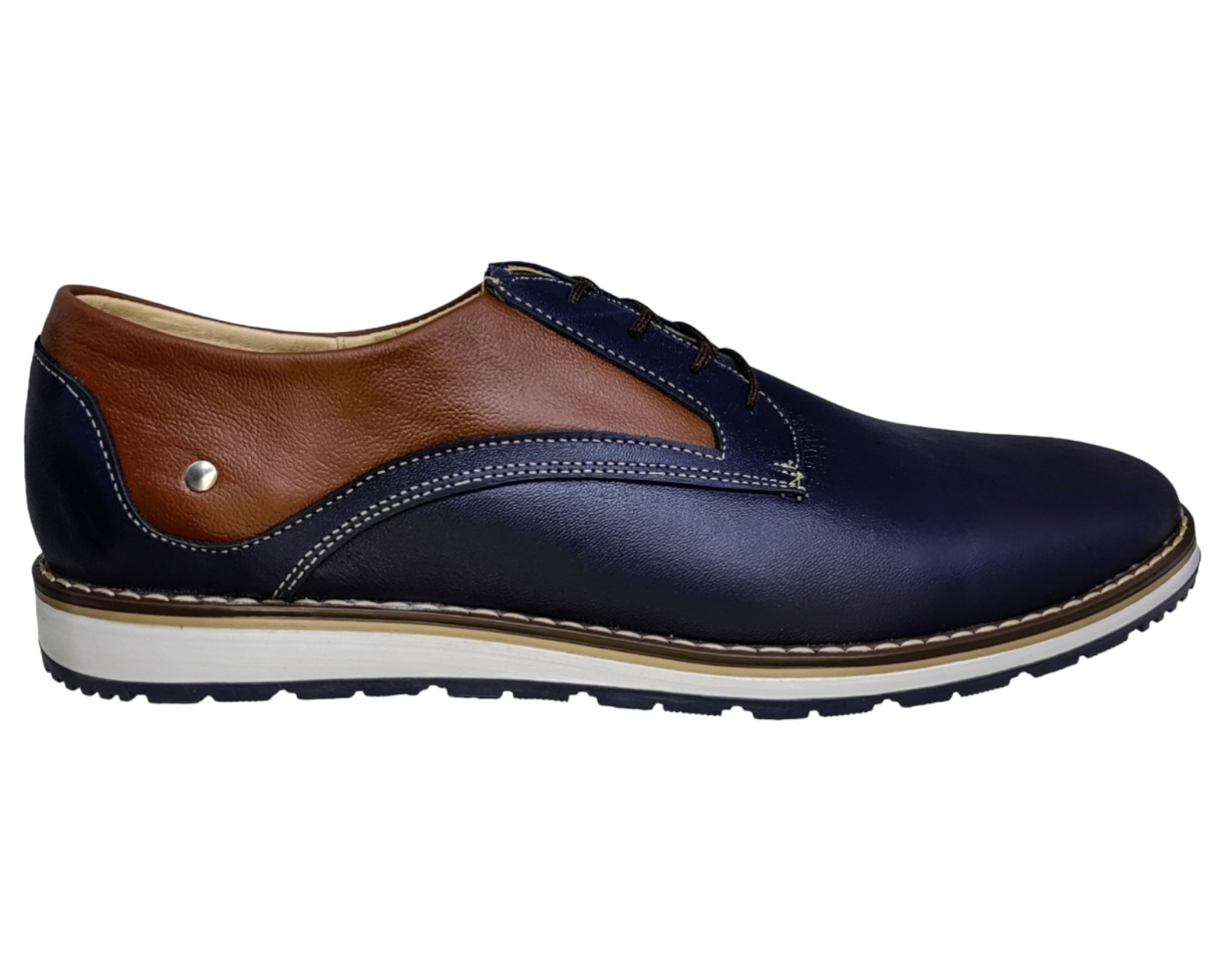 Foto 6 pulgar | Zapatos Para Hombre En Piel Vacuno Casuales Y Comodos 9tr