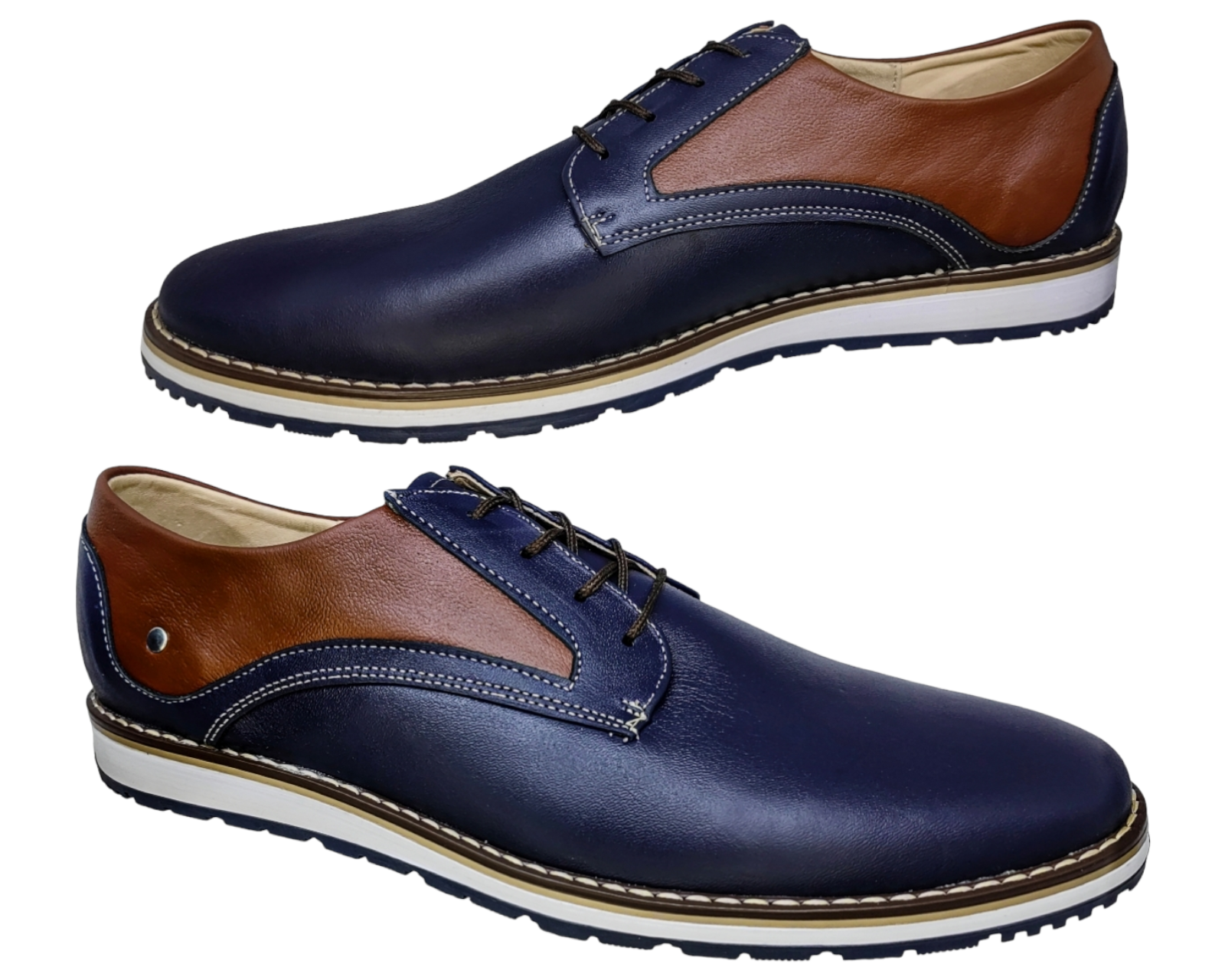 Foto 8 | Zapatos Para Hombre En Piel Vacuno Casuales Y Comodos 9tr