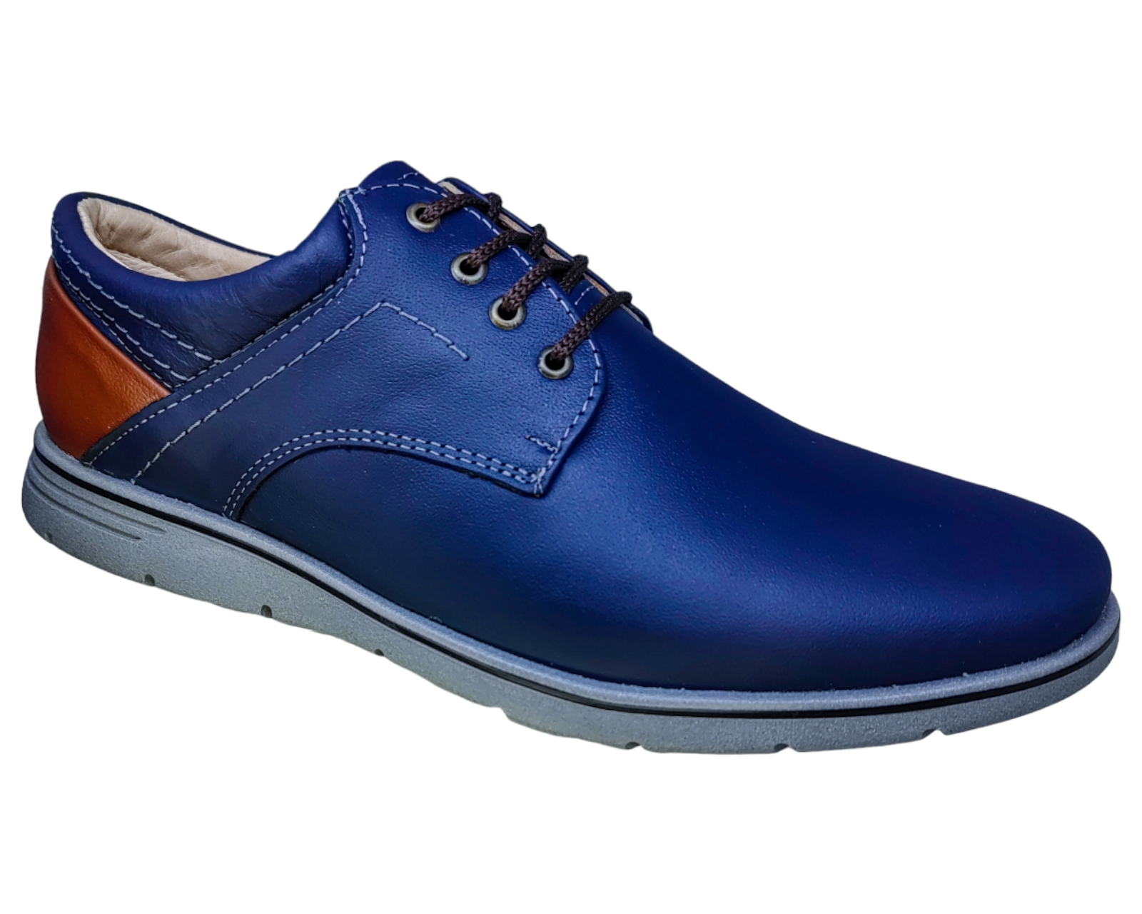 Foto 2 pulgar | Zapatos Para Hombre En Piel Vacuno Casuales Y Comodos 6rg