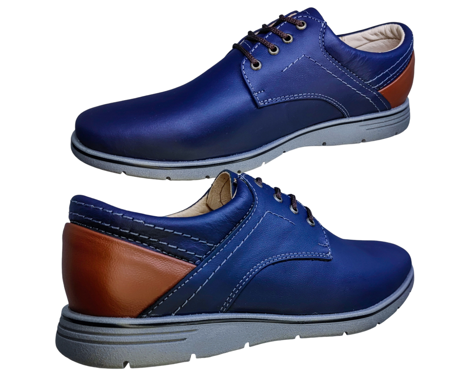 Foto 4 pulgar | Zapatos Para Hombre En Piel Vacuno Casuales Y Comodos 6rg