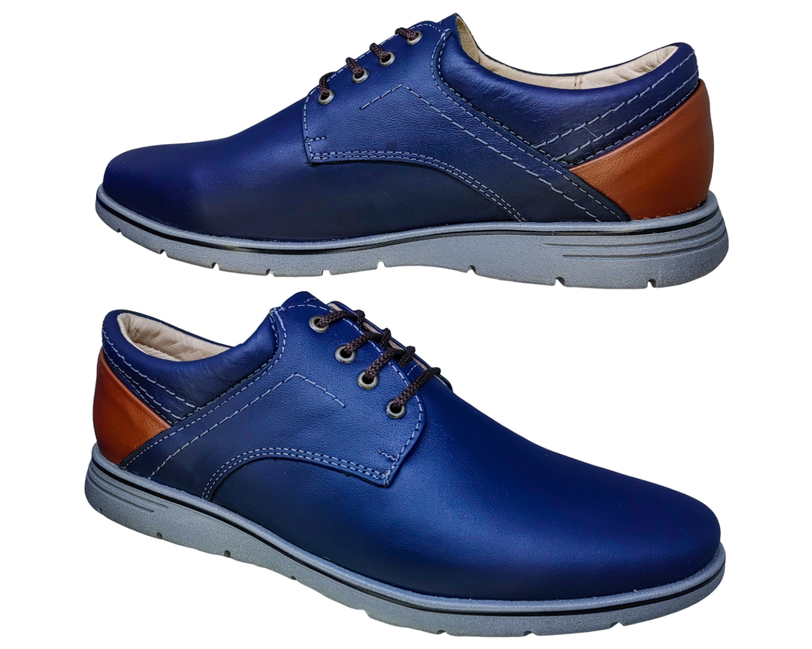 Foto 6 pulgar | Zapatos Para Hombre En Piel Vacuno Casuales Y Comodos 6rg