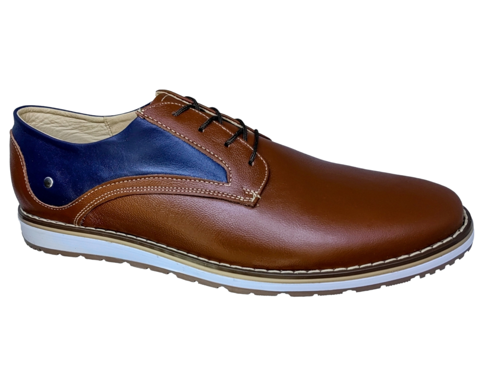 Zapatos Para Hombre En Piel Vacuno Casuales Y Comodos 9tr