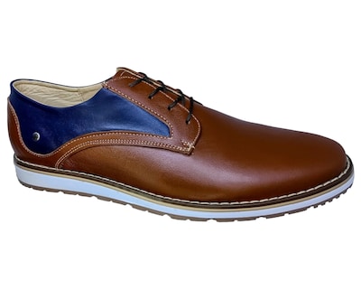 Foto 1 | Zapatos Para Hombre En Piel Vacuno Casuales Y Comodos 9tr