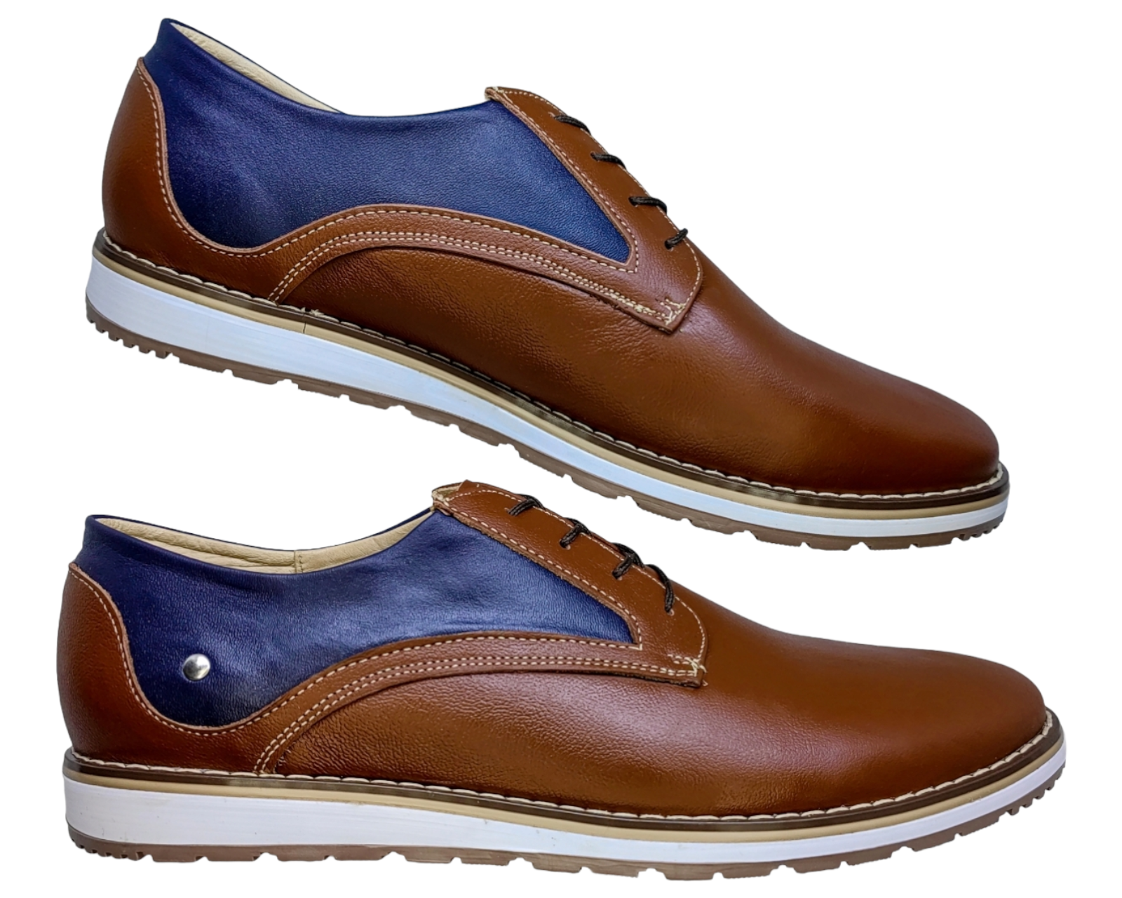 Foto 4 | Zapatos Para Hombre En Piel Vacuno Casuales Y Comodos 9tr