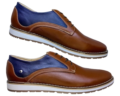 Foto 4 | Zapatos Para Hombre En Piel Vacuno Casuales Y Comodos 9tr