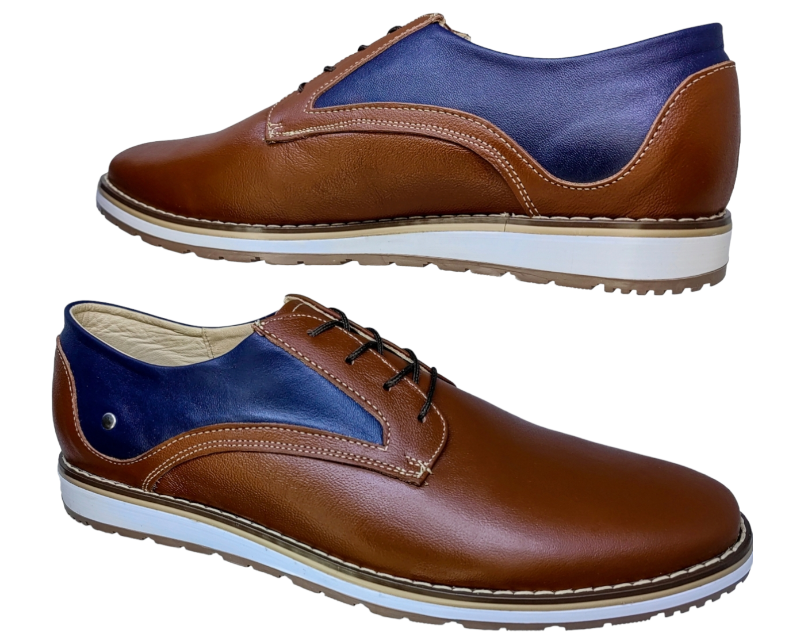 Foto 6 pulgar | Zapatos Para Hombre En Piel Vacuno Casuales Y Comodos 9tr