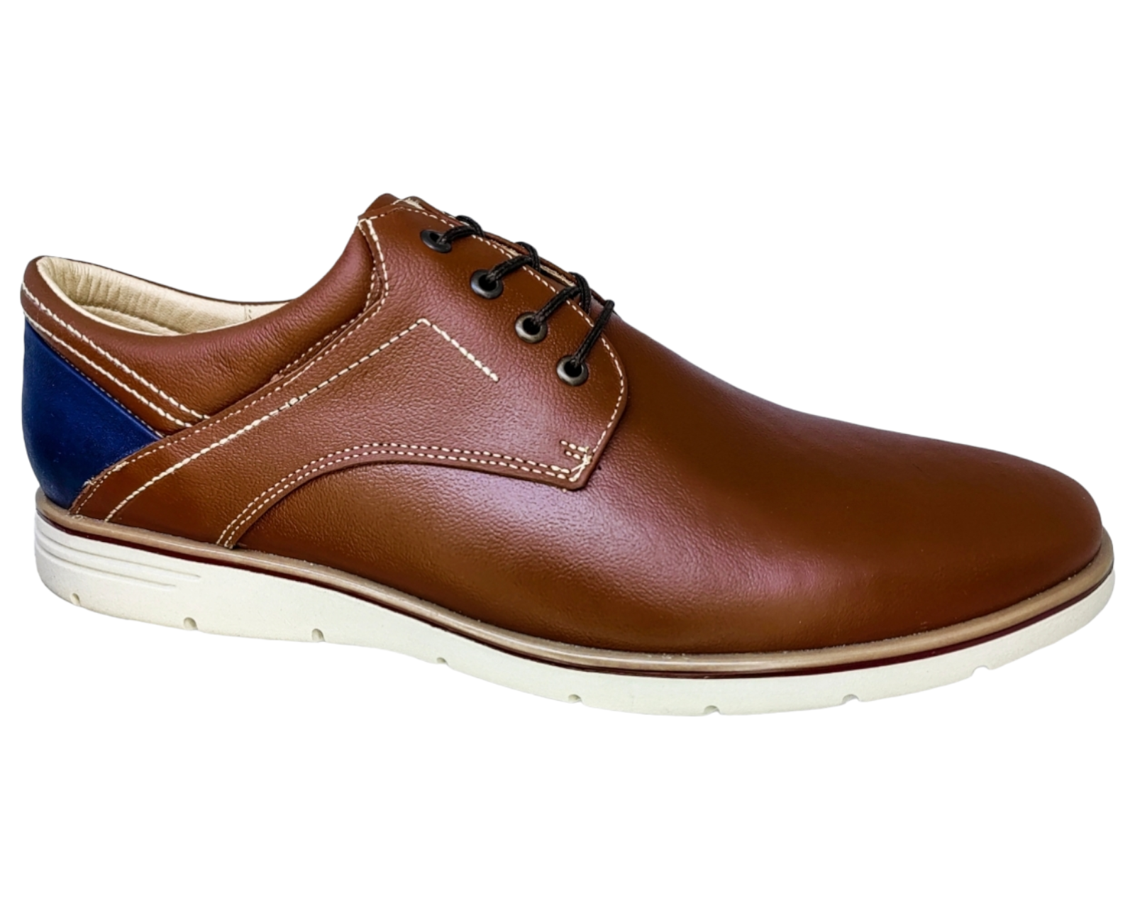 Foto 2 pulgar | Zapatos Para Hombre En Piel Vacuno Casuales Y Comodos 6rg