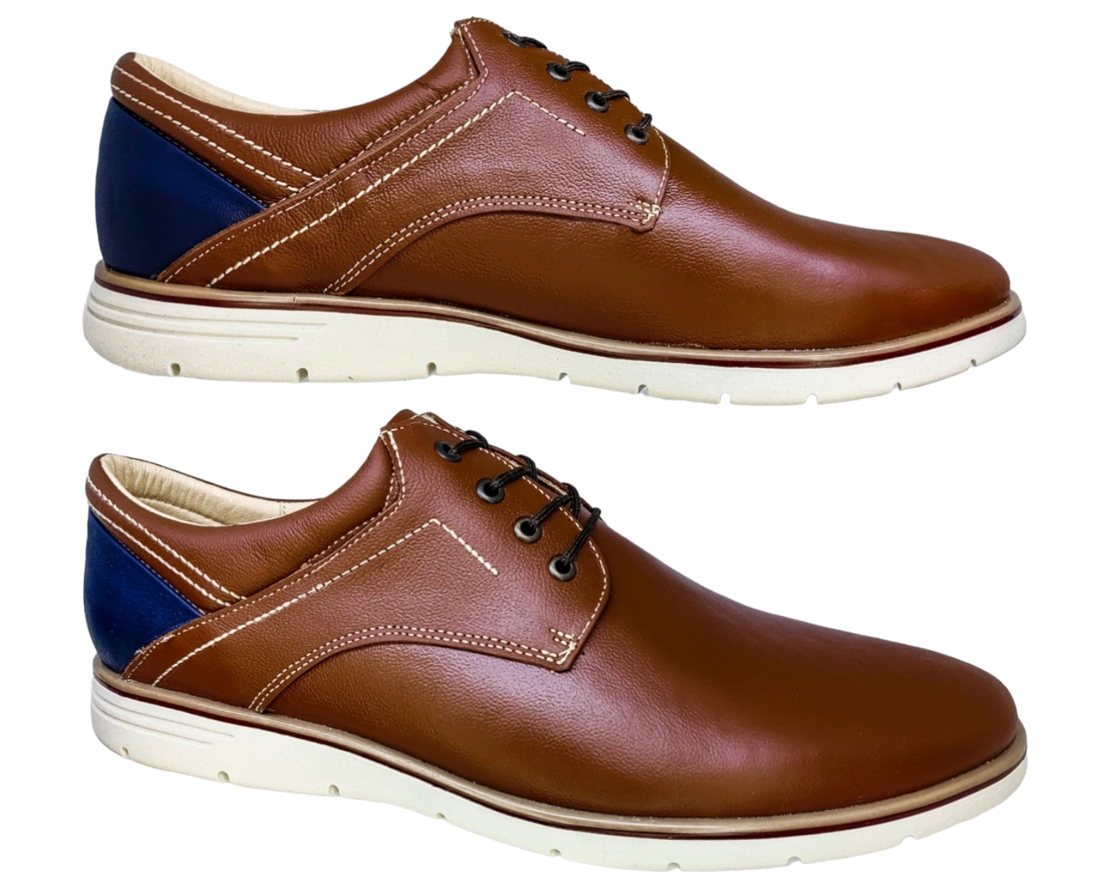 Foto 3 pulgar | Zapatos Para Hombre En Piel Vacuno Casuales Y Comodos 6rg