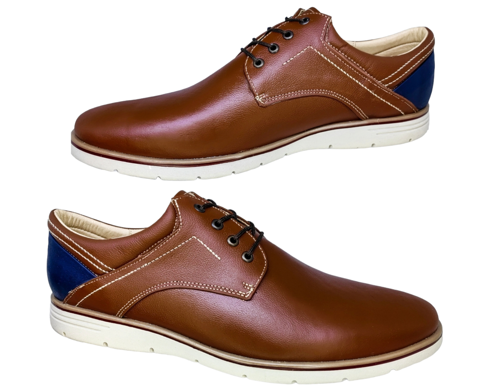 Foto 4 pulgar | Zapatos Para Hombre En Piel Vacuno Casuales Y Comodos 6rg