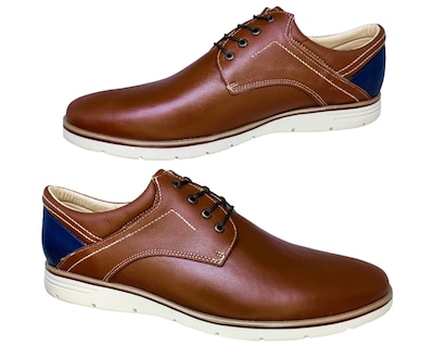 Foto 3 | Zapatos Para Hombre En Piel Vacuno Casuales Y Comodos 6rg