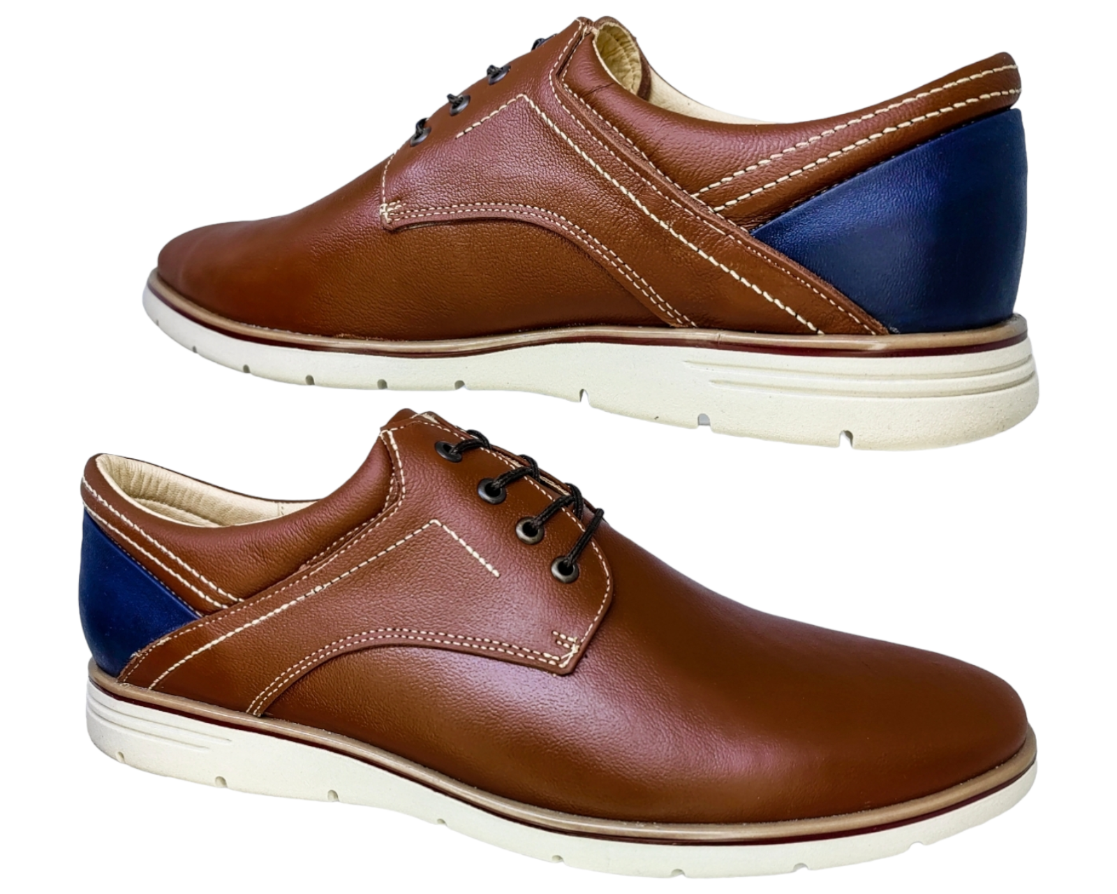 Foto 5 pulgar | Zapatos Para Hombre En Piel Vacuno Casuales Y Comodos 6rg