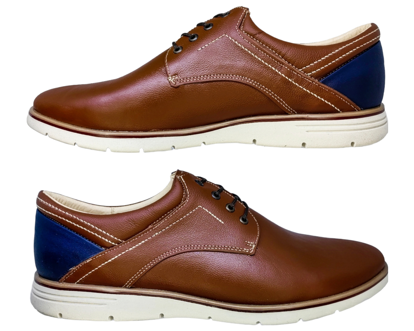 Foto 6 pulgar | Zapatos Para Hombre En Piel Vacuno Casuales Y Comodos 6rg