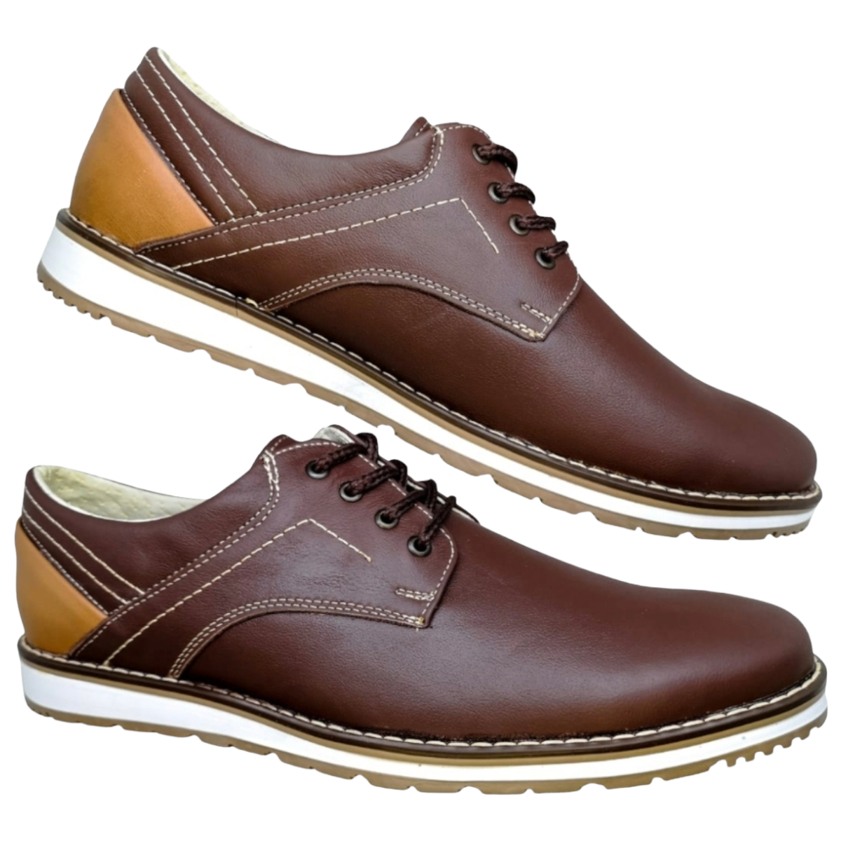 Foto 3 pulgar | Zapatos Para Hombre En Piel Vacuno Casuales Y Comodos 6tr