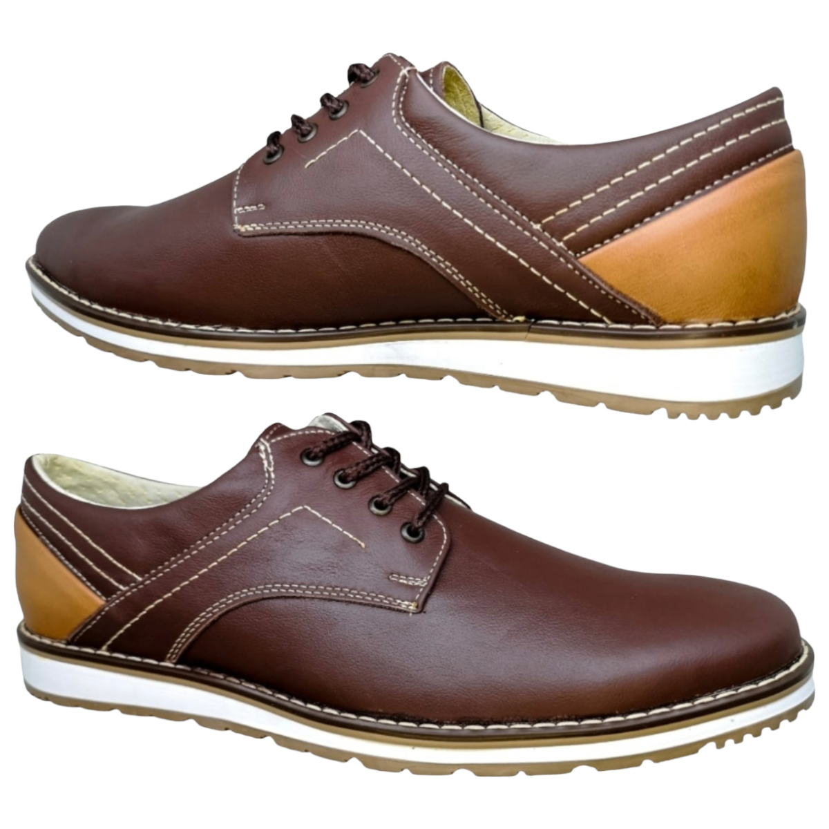 Foto 4 | Zapatos Para Hombre En Piel Vacuno Casuales Y Comodos 6tr