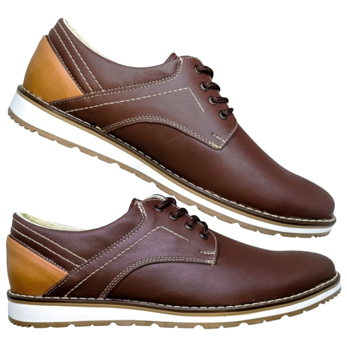 Foto 6 pulgar | Zapatos Para Hombre En Piel Vacuno Casuales Y Comodos 6tr