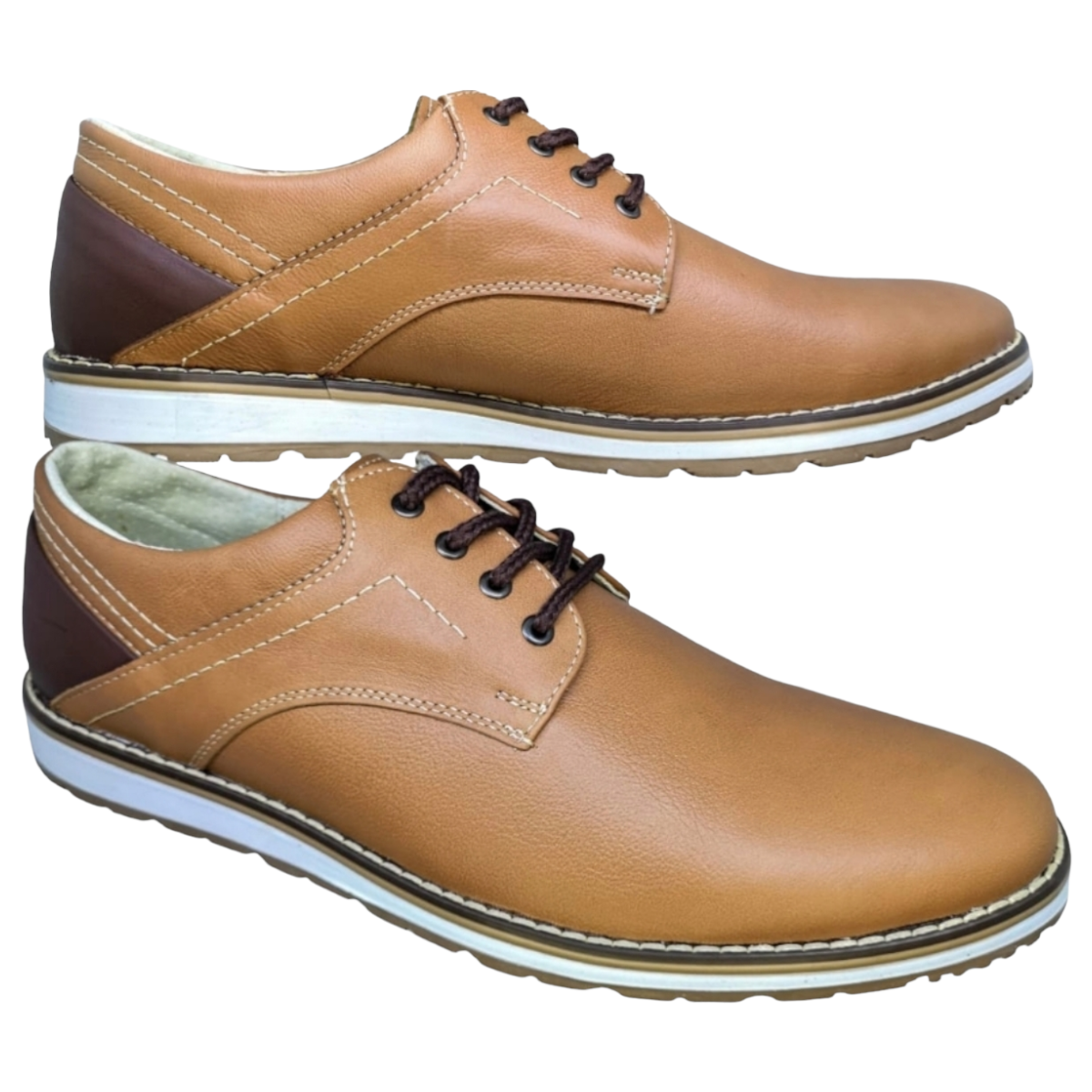 Foto 3 pulgar | Zapatos Para Hombre En Piel Vacuno Casuales Y Comodos 6tr